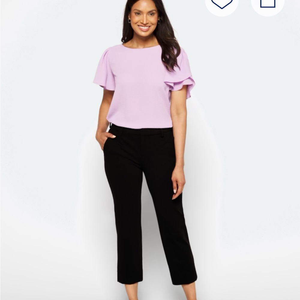 Liverpool Kelsey Crop Knit Trouser